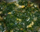 A picture of step 8 of Palak saag.