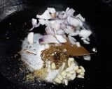 A picture of step 2 of Rajma coconut dal tadka.