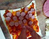 Foto langkah ke 2 dari resep Pizza Pastry Roll.