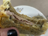 Bocaditos de berenjenas jamón y queso en freidora de aire. Una delicia fácil, económica y rendidora