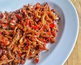 Foto langkah ke 9 dari resep Sambal Teri Kacang Pedas.