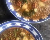 Foto del paso 12 de la receta: Lentejas con chorizo y vegetarianas. Dos versiones en una sola receta