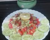 A picture of step 3 of Kachumber Salad.
