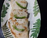 A picture of step 3 of Mushroom crepes.