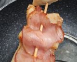 A picture of step 1 of Ham puff's.