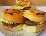 A picture of step 7 of Home made Beef burger.