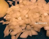 A picture of step 1 of Potato Gnocchi with Curry Sauce.