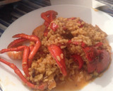 Foto del paso 5 de la receta: Arroz meloso con bogavantes y langostinos
