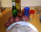 Foto del paso 1 de la receta: Pollo al horno con manzana a la sidra