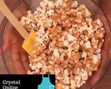 A picture of step 4 of Peanut butter popcorn..