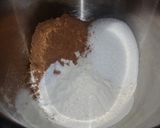 A picture of step 2 of Most Amazing Chocolate Cake Ever (actual name of the cake 😂).
