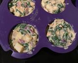 Foto del paso 2 de la receta: Muffins de espinaca, pollo y queso