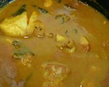 A picture of step 10 of Fish curry.