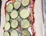 A picture of step 3 of Mascarpone and courgette tart.