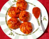 A picture of step 14 of Momos Manchurian.