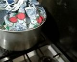 A picture of step 9 of Kachy gosht ki biryani.