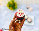 A picture of step 5 of Red velvet cake(RVC).