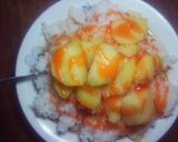 A picture of step 19 of Rice and Irish potato (Waru) #Endofyearchallenge.
