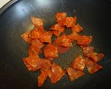 A picture of step 1 of Kale, New Potato & Chorizo Salad.