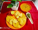 A picture of step 5 of Sindhi Dal Pakwan.