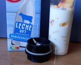 A picture of step 1 of 306. Nectarine and Banana Smoothie.