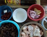 Gambar langkah 1 resipi Cendawan hitam masak sos tiram bersama ayam#fayekusairi.