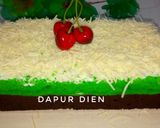 Foto langkah ke 7 dari resep Brownies Pandan Kukus (ala) Amanda.