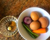A picture of step 1 of Rolled omelette.
