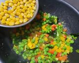 A picture of step 4 of Split Jowar Vegetable. Khichdi.