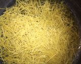 A picture of step 1 of Sharayya(boiled rice wt fried spaghetti)recipe by mumeena's Kitchen.