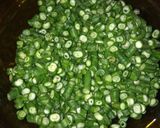 Foto langkah ke 1 dari resep Bakwan kacang panjang.