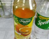 Foto langkah ke 1 dari resep Minuman Mocktail Orange Squash.