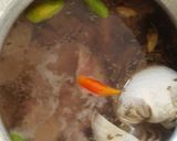 A picture of step 3 of Mutton yakhni pulao.