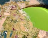 A picture of step 2 of Left over Daal with Besan ka cheela.