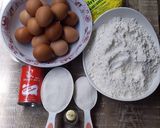 A picture of step 1 of Vanillah Cake.