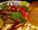 A picture of step 26 of Alexandrian Sausage.