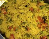 A picture of step 4 of Mix veg Pulao.
