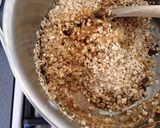 A picture of step 3 of Crunchy Peanut Butter Flapjacks.