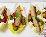 Foto del paso 4 de la receta: Endibias rellenas en ensalada con caballa del sur