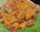Foto del paso 6 de la receta: Sándwich con muchos vegetales y pollo🥙🥯🧅🍆🍗🥪