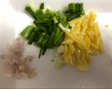 Hình bước làm 1 của món Vịt xào gừng