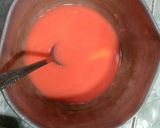 Foto langkah ke 2 dari resep Brownis Cokelat Pink.
