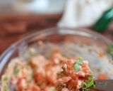 A picture of step 5 of Crispy Rice with Salmon Poke.