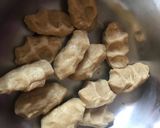 A picture of step 1 of Churma ladoo.