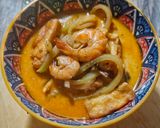 Foto langkah ke 3 dari resep Sambal Goreng Udang Tahu Labu Siam.