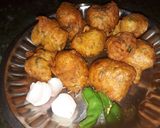 A picture of step 9 of Gujarati kadhi methi Na gota.
