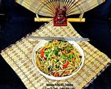 A picture of step 5 of Veg Chowmein - Veg Hakka Noodles.