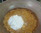 A picture of step 8 of ALOO DUM in WHITE GRAVY...