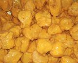 A picture of step 4 of Soya chunks pakora.