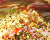 A picture of step 3 of Kolkata Jhal Muri (street food).